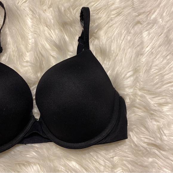 Victorias Secret 32B Bra Black Body by Victoria Perfect Shape - Picture 2 of 7